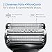 Braun Series 3 ProSkin Electric Shaver, Rechargeable and Cordless Wet & Dry Electric Razor for Men with Pop Up Precision Trimmer, 3040si, Black/Blue