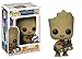 Funko Pop Guardians of the Galaxy: Groot with Bomb Collectible Figure, Multicolor
