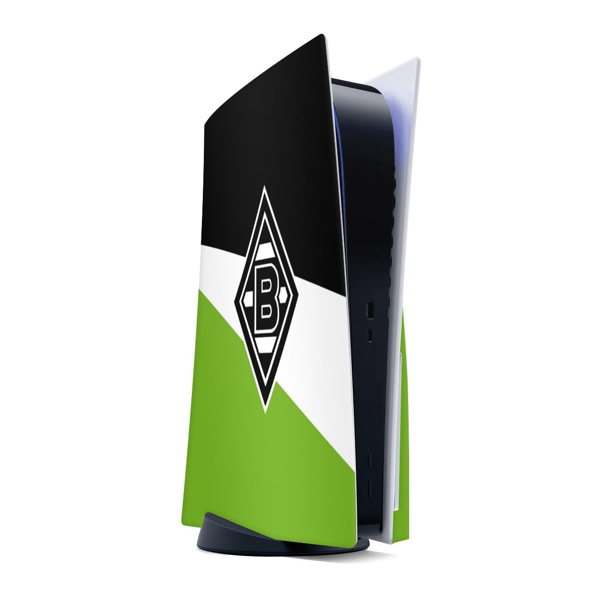 DeinDesign Skin kompatibel mit Sony Playstation 5 Disc Edition Folie Sticker Borussia Mönchengladbach Gladbach Offizielles Lizenzprodukt