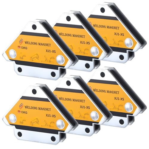 6pcs 25 LB Strong Hold Magnetic Welding Holder Welder Magnet Set Welding Accessories