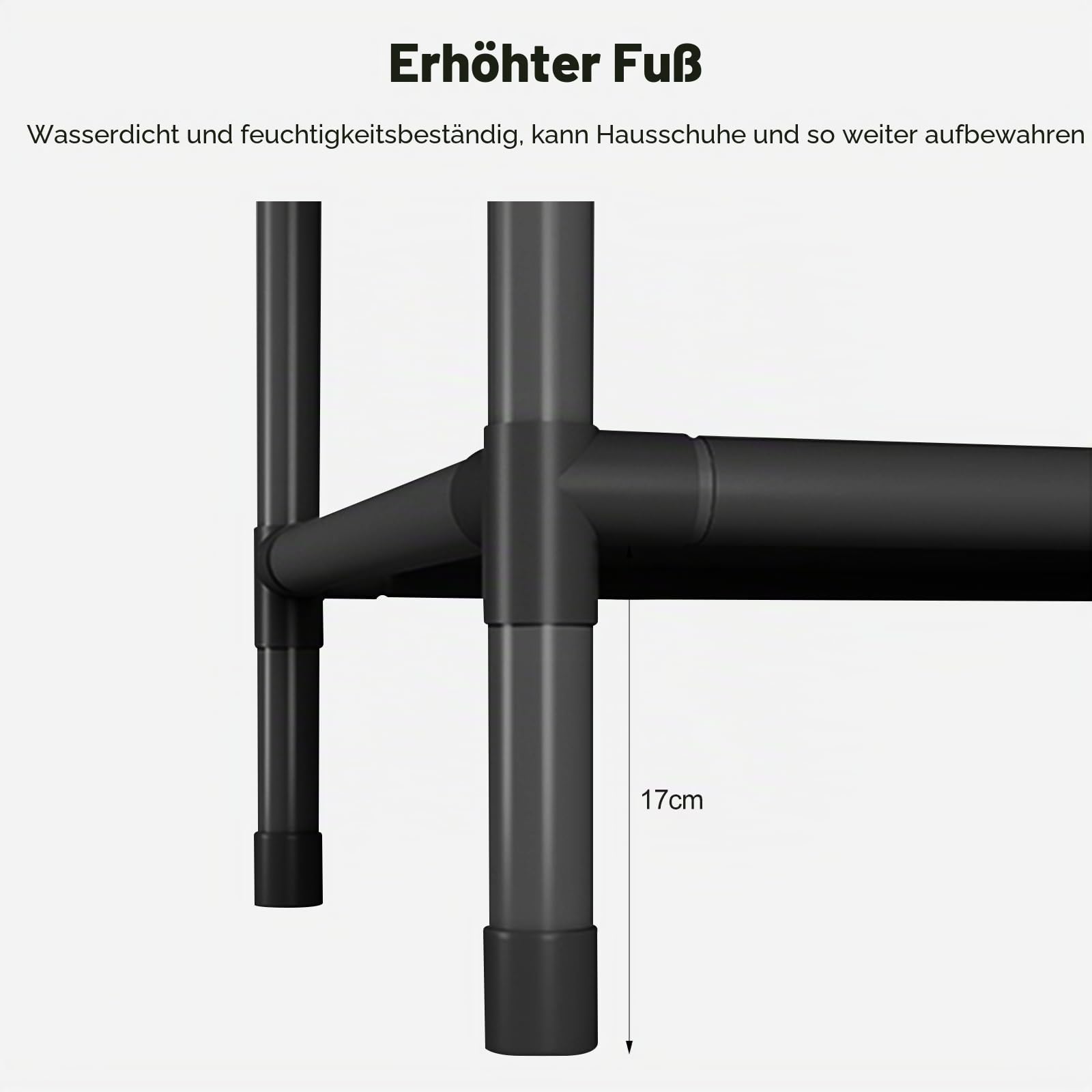 Ergocar Multifunktionaler Garderobenständer. Unterteilt in verschiedene Positionen, hohe Speicherung mit hoher Effizienz. Geeignet, um Taschen, Kleidung, Schals usw. zu platzieren.