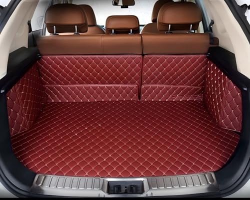 新型トランクマットに 適合ボルボS60 車用3Dラゲッジマット 防水 滑り止め 無臭 耐摩擦 汚れに強い キズ防止 カーゴマット全天候対応 保護パーツ カー用品(赤ワイン,2020-2024年)