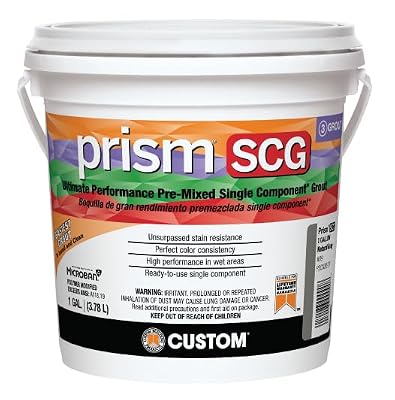 Custom Building Products Prism SCG Pre-Mix Grout - 1 Gallon (#11 Snow White)
