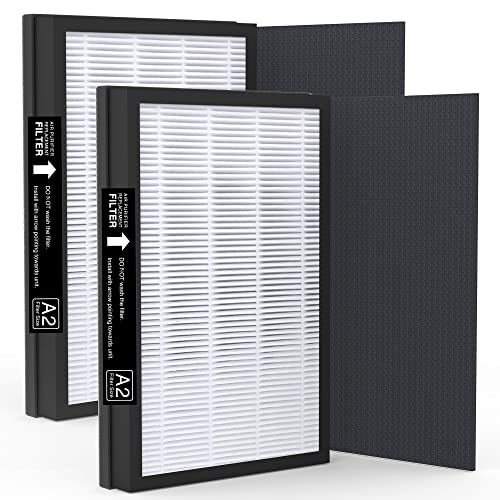 Filtre HEPA A2 H13 pour purificateur d'air Filtrete 3M A2 FAP-C02-A2 lot de 2