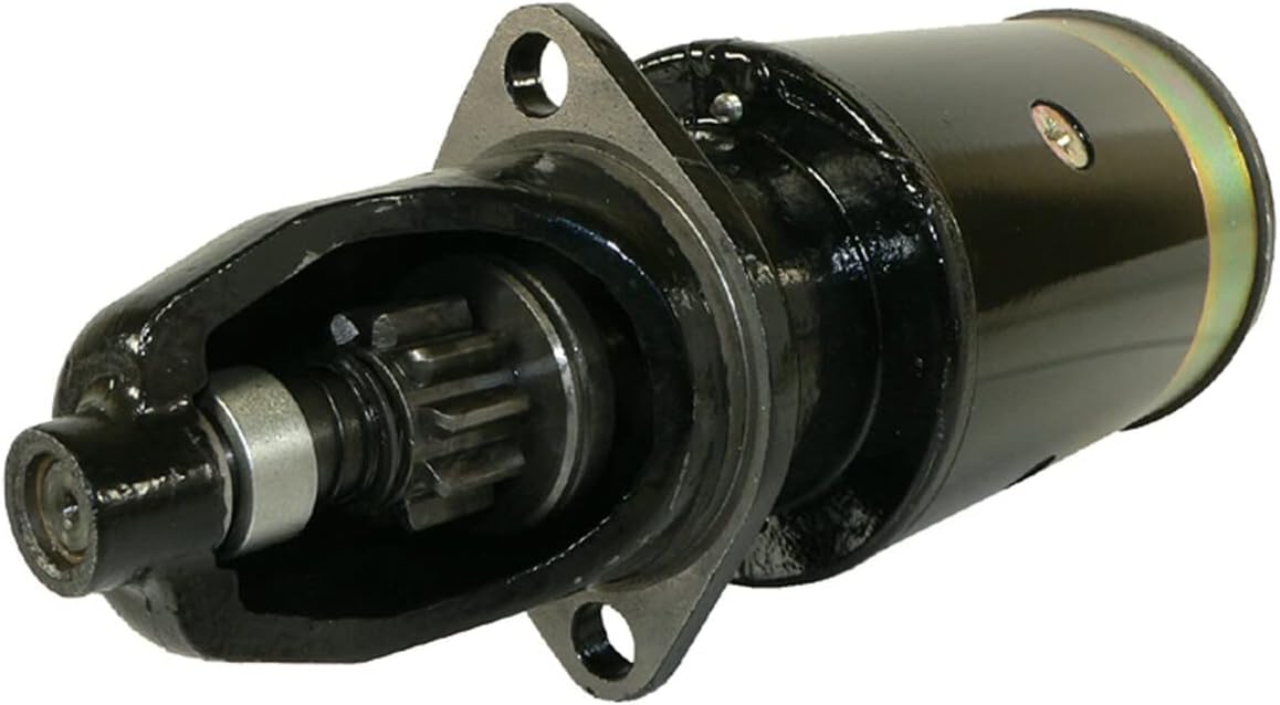 New 6 Volt Starter Compatible with Farmall IHC Tractor I-4 H HV M MTA MV Super H HV 1107427, 1107448, 104219A2, 997870R91