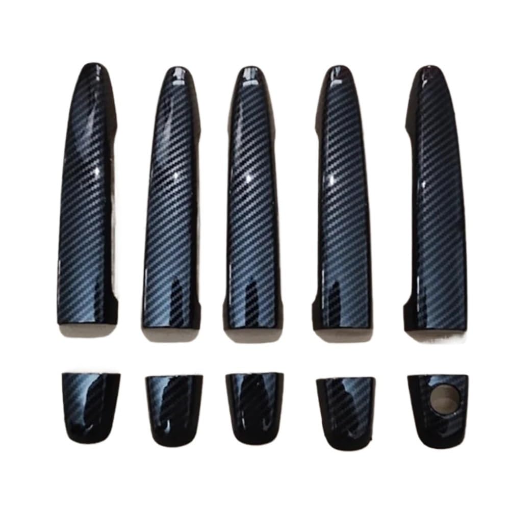 Mlhoghigd Carbon Door Handle For Avalon 2005-2012 For Xx30 Door Handle Cover Trim Sticker Overlays Styling Accessories