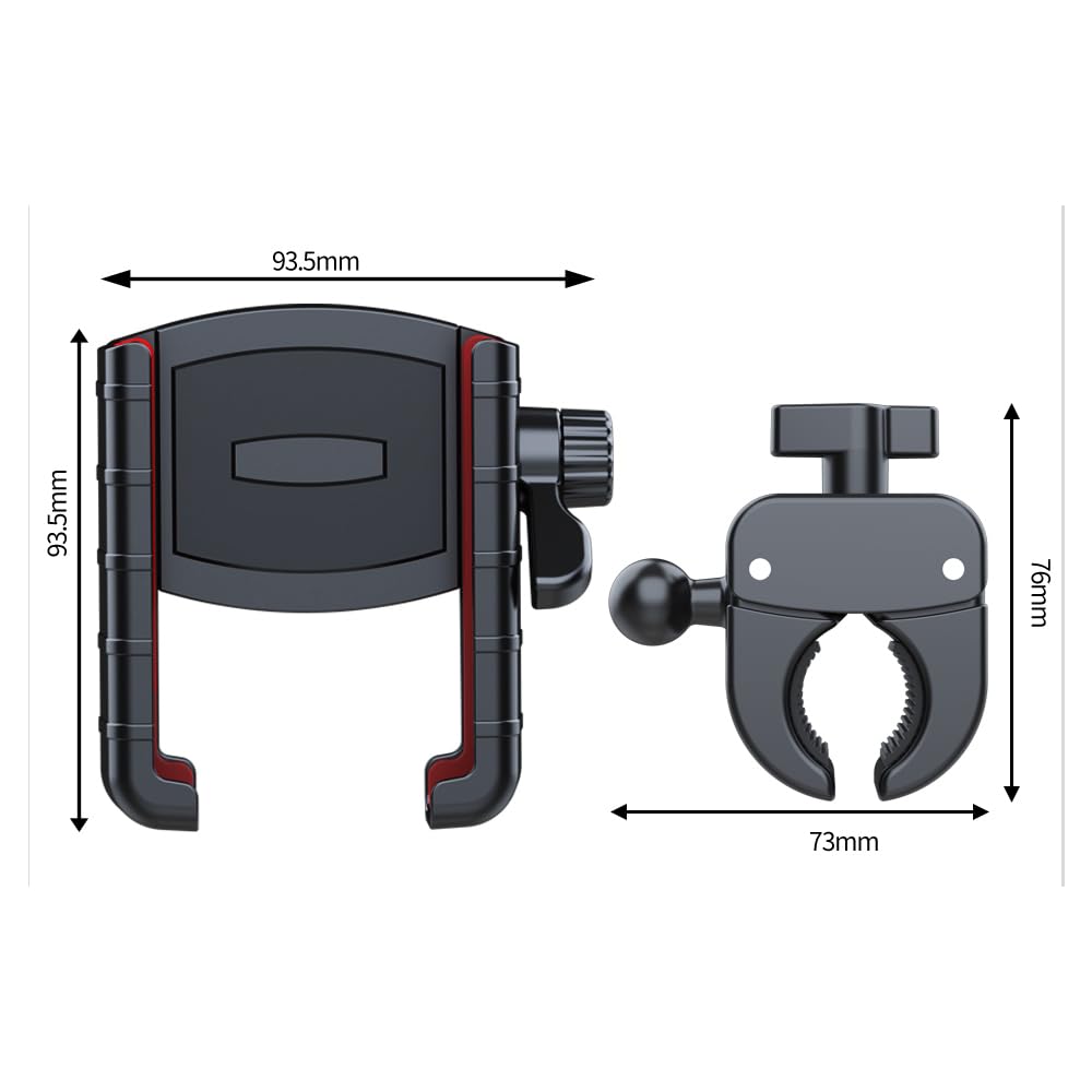 Bicycle Cell Phone Holders Aluminium Alloy Five Claw Smartphone Mount For Motorcycle, Electric - View #9