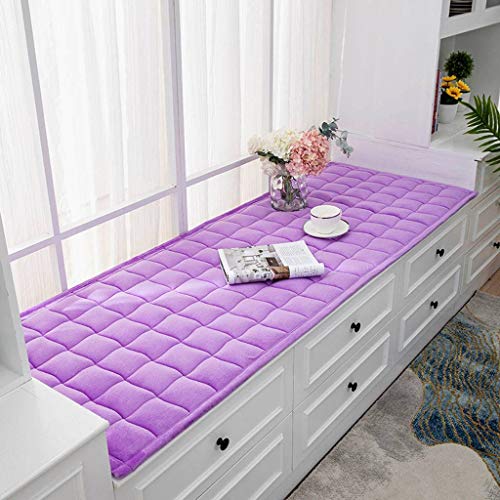 ZHI-HHA Thick Bench Cushion,Solid Color Plush Soft Rectangle Bench Seat Cushion Garden Swing Mat Suitable For Patio Indoor-70 * 210cm-J