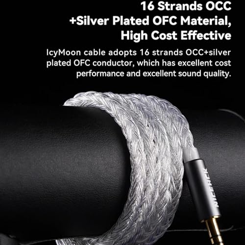 Image of NICEHCK IcyMoon 3.5mm Single-End 0.78mm 2Pin IEM Upgrade Cable