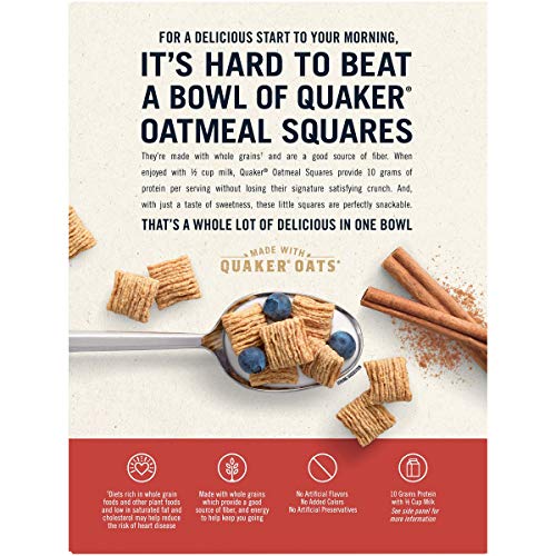Image of Quaker, Oatmeal Breakfast Cereal, Cinnamon, 14.5 Oz