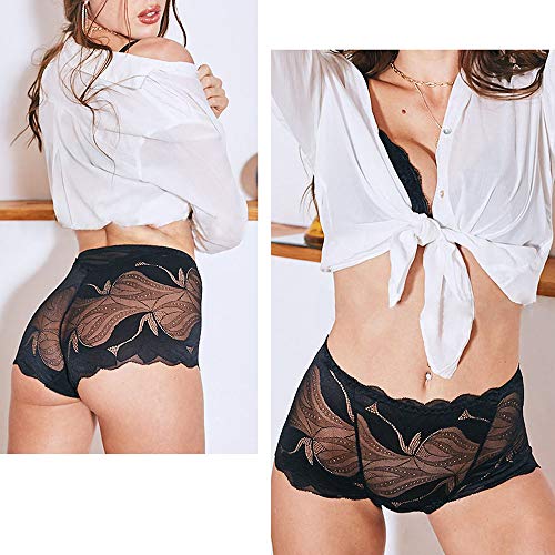 Sexy Underwear for Women Ladies Seamless Brief Womens Lace Panties 5-Pack2
