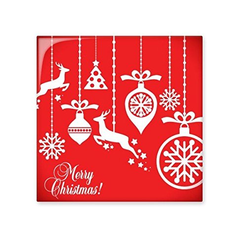 Carreaux de céramique pour rénover une crédence cuisine terne avec motif Noël