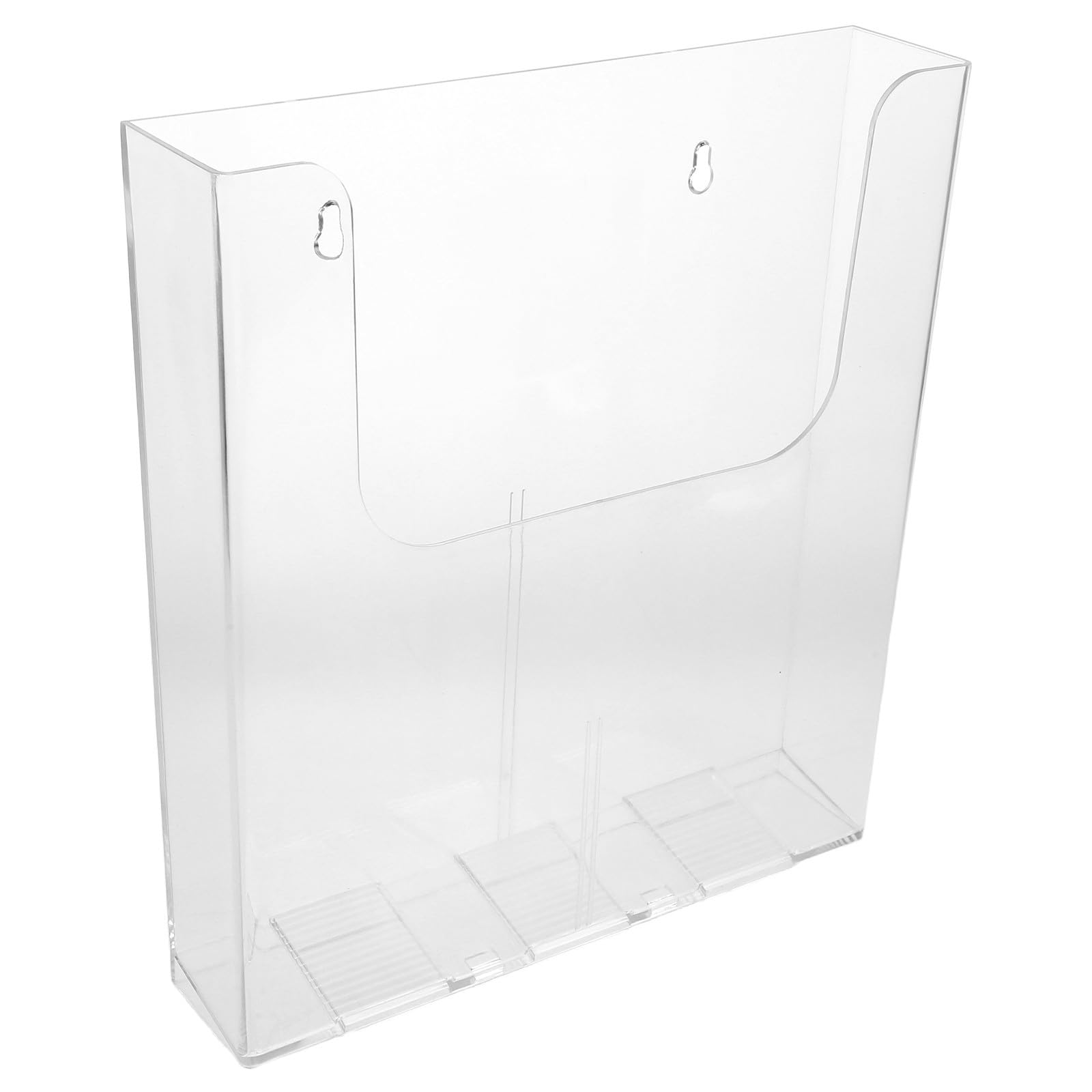 Organisateur mural acrylique transparent A4 pour courrier et documents de bureau