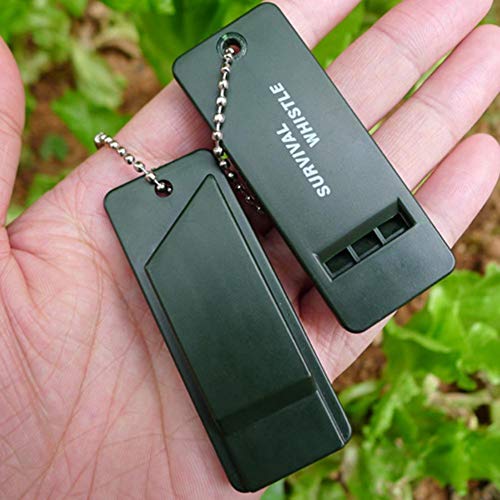 Waga 2 Pcs Survival Whistle Plastic Super Loud Emergency Whistle For Camping Hiking Children Outdoor Travel Kits Survival Tools #TOP4