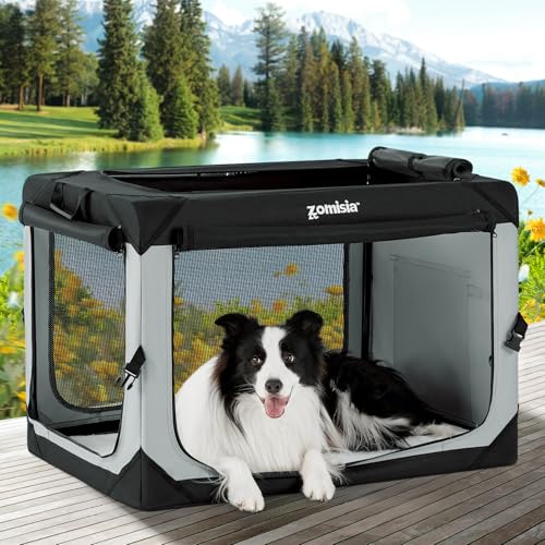 ZOMISIA 36 Inch Collapsible Dog...