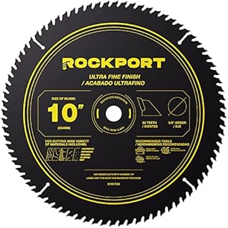 ROCKPORT Table Saw Blades 10 inch 80 Teeth - (1 Pack) 10