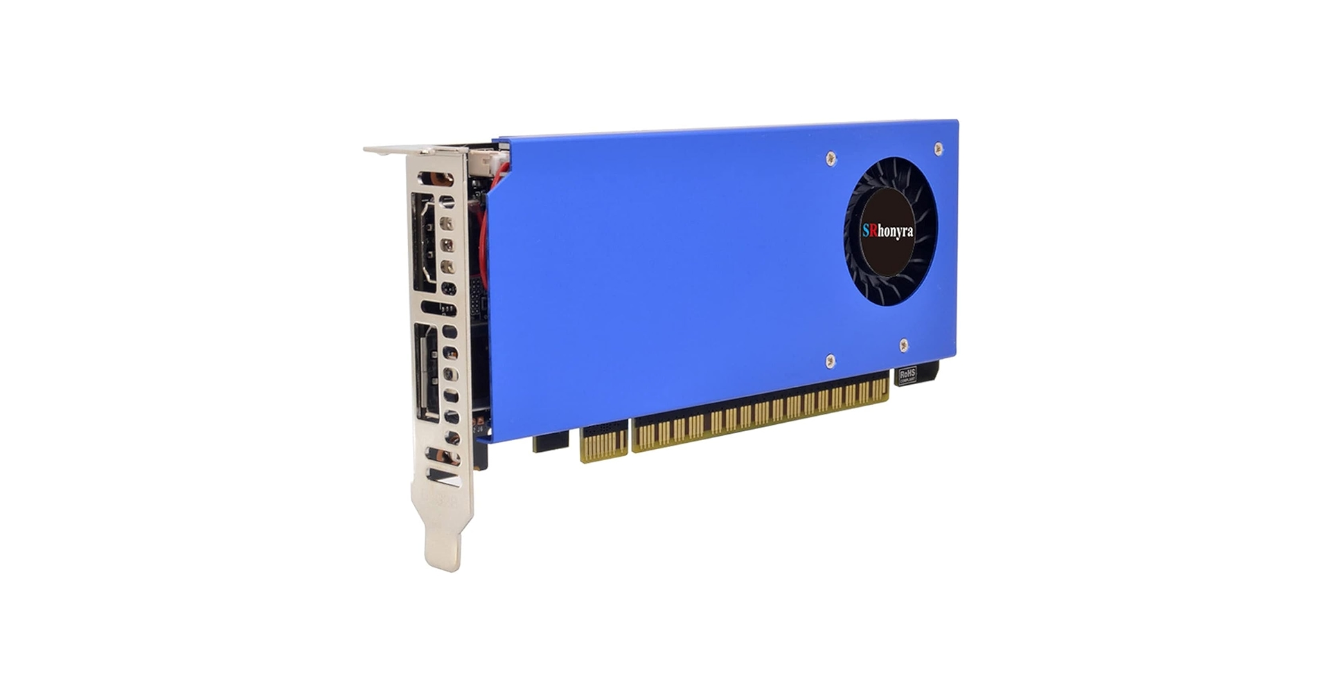 SRhonyra GTX 1050 4GB Low Profile Graphics Card GDDR5 128 Bit 2 Monitor Video Card HDMI 2.0 Display Port 1.4 PCI Express 3.0 x16 Bus Powered