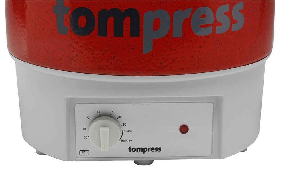 Stérilisateur électrique émaillé petit modèle 16 litres pour conserves et cuisson - TOM PRESS