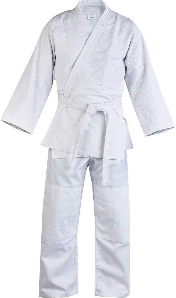TMAJudo Uniform, Single Weave 450 gram White Jiu Jiutsu kids/Adult