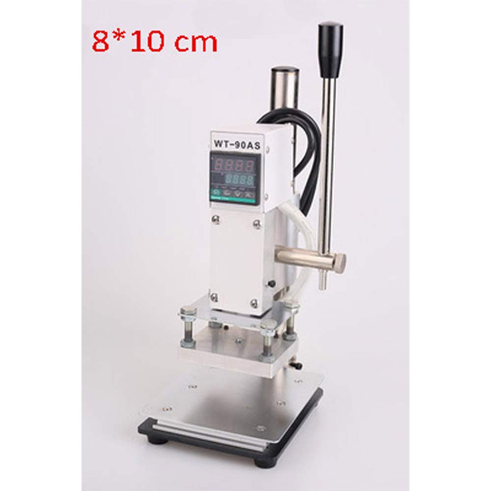 LeTkingok Digital Display Manual Bronzing Machine- Leather Trademark Hot Stamping Machine (Middle)