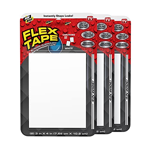 Flex Tape Mini Super Strong Waterproof Tape, White