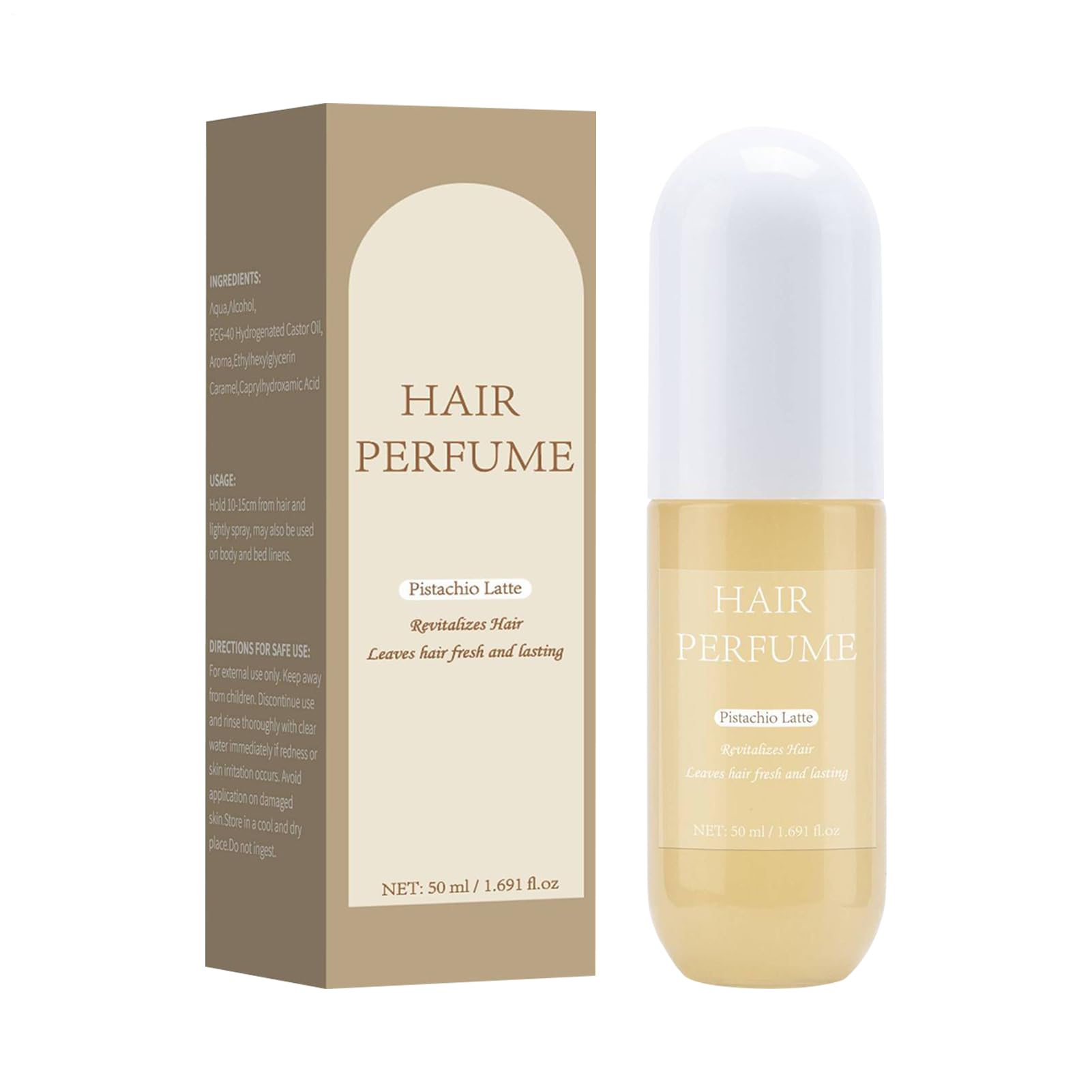 Profumo per capelli da donna, a lunga durata, profumo leggero, nebulizzato, portatile, 50 ml, per donne, matrimoni, appuntamenti, vacanze