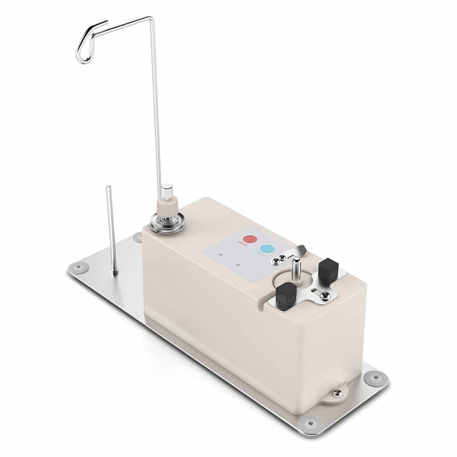Eoweiot Automatic Bobbin Winder for Sewing Machine Electric Bobbin Winding with Spool Thread Stand Automatic Thread Sewing Machine Accessory