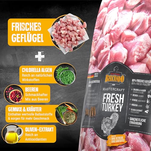 Belcando Trockenfutter Mastercraft für Hunde mit Truthahn, 2,2 kg