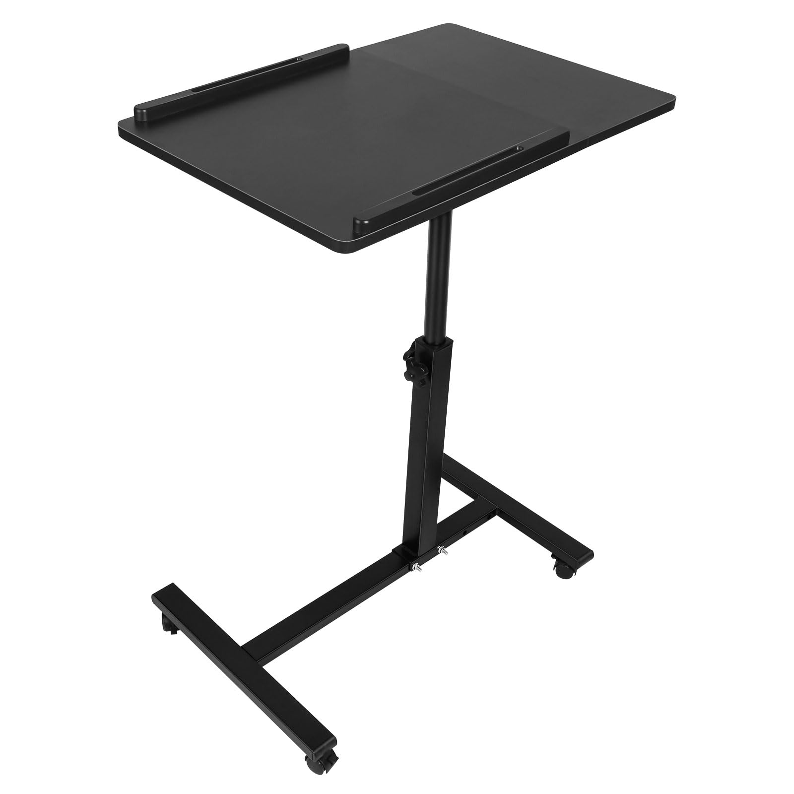 SDdPulse Scrivania per computer regolabile in altezza con 4 ruote, portatile, regolabile in altezza, 70 x 44 x 95,70 x 44 x 95 cm, colore: nero