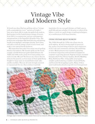 Image of Vintage Vibe Quilts and Projects: Classic Designs for Pretty, Useful Things (Landauer) 8 Full-Size Quilts and 9 Scrappy Projects, with Techniques for Hand-Quilting, Needle-Turn Applique, and More