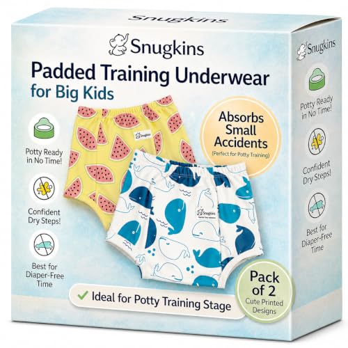 Image of SNUGKINS - Snug Potty Training Pull-up Pants for Babies /Toddlers /Kids. Reusable Potty Training Padded Underwear
