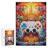 【Fantasy Game Controller Artwork Puzzles de haute qualité】 : nous sommes fiers de dire que tous nos puzzles sont produits en utilisant une technique de découpe de précision pour une finition semblable à celle d'une affiche. Cela garantit que votre puzzle terminé semble lisse et homogène, pour un résultat dont vous pouvez être fier.