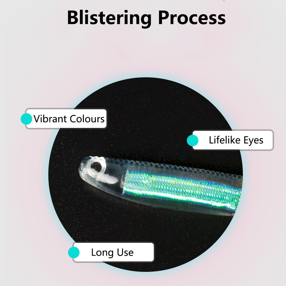 TRUSCEND Esche Da Pesca Per Bass Trota Crappie Versatile Paddle - Foto 9