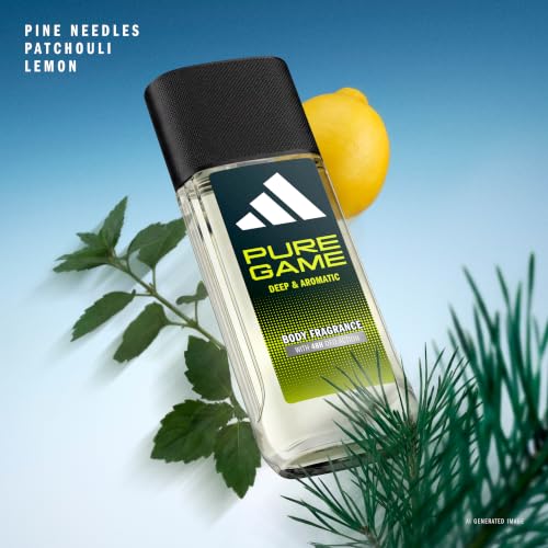 Image of adidas Giftset Pure Game, Ice Dive and Dynamic Pulse Body Fragrance (75ml, 2.5fl oz), for him, Notes of Rosemary, Lemon, Peppermint, and Grapefruit, Men's Fragrance, Long Lasting, Sporty Fragrance