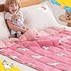 anfie Weighted Blanket Kids (36"x48" 5lbs) Weighted Blanket Cooling Blanket for Sleeping,Throw Size Breathable Blanket with Premium Glass Bead(Little Unicorn) #1