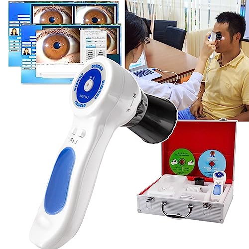 CáMara De AnáLisis De Iris EspecíFica Para Computadora, CáMara De IridologíA Con Analizador De Iris Usb, Con Hd 13 Millones De PíXeles, Software De AnáLisis De Iris + Caja