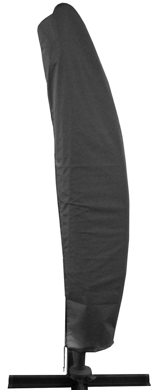 Housse parasol déporté polyester avec tuteur Pour parasol déporté 4x4m