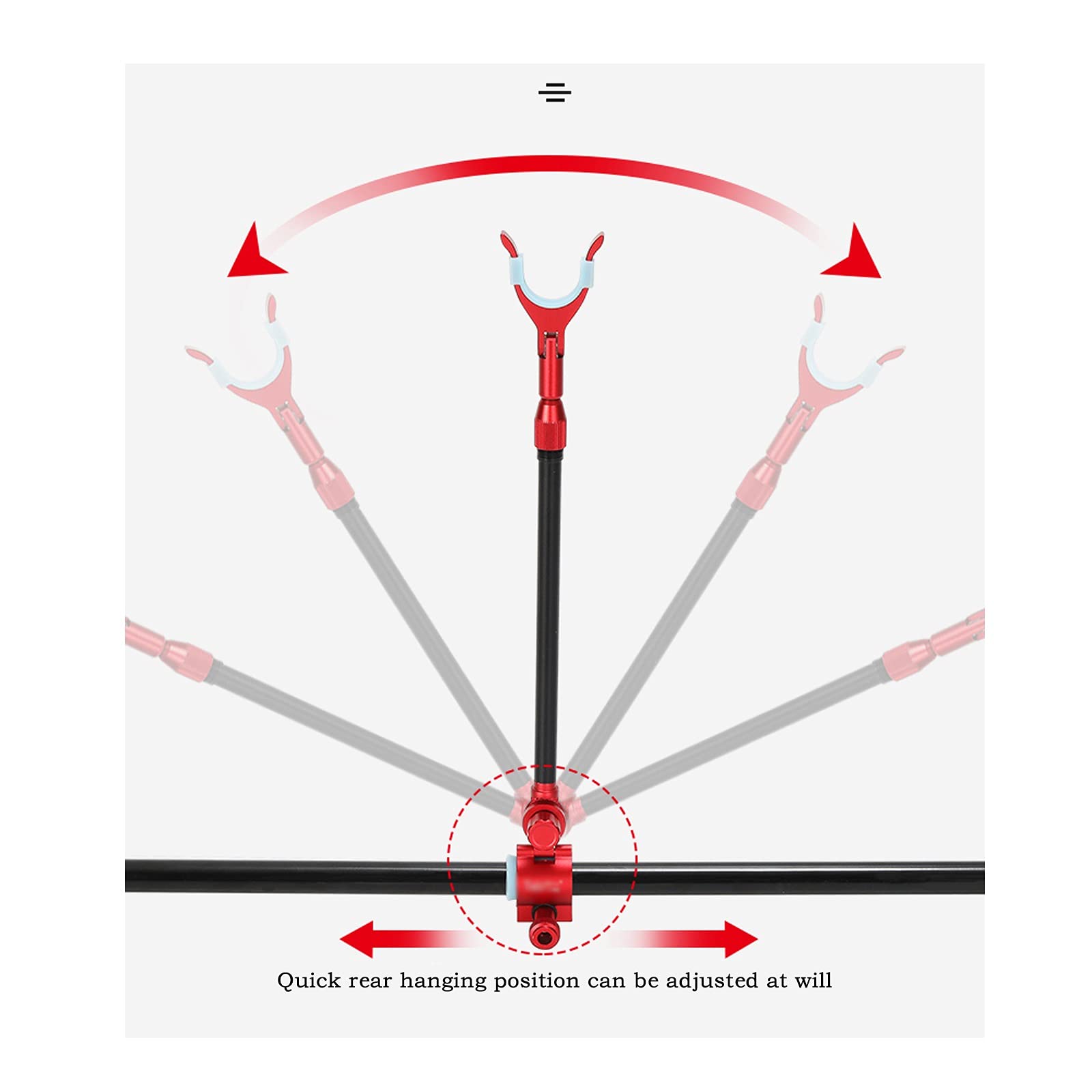 Support Canne a Peche Fort Support Accessoires Antenna ROYANCHEAU Grand Objectif Rack DE PÊCHE Tige DE PÊCHE TIGNE DE PÊCHE DE PÊCHE HORL Cord Support de Canne à Pêche