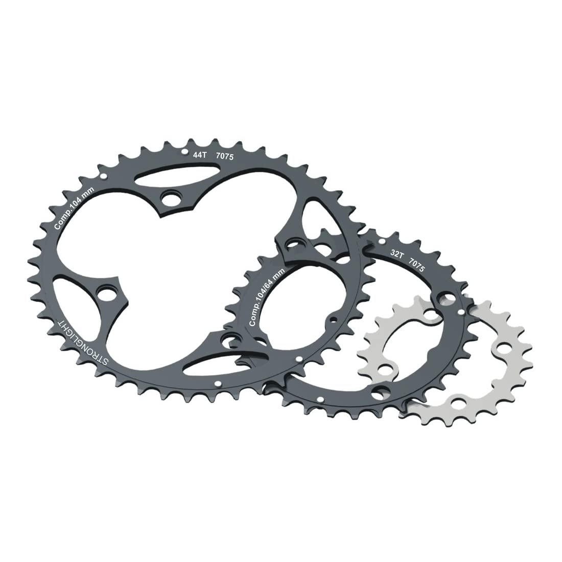 Plateau Pédalier Stronglight LV - 46 Dents, Acier, Vélo De Course Ancien
