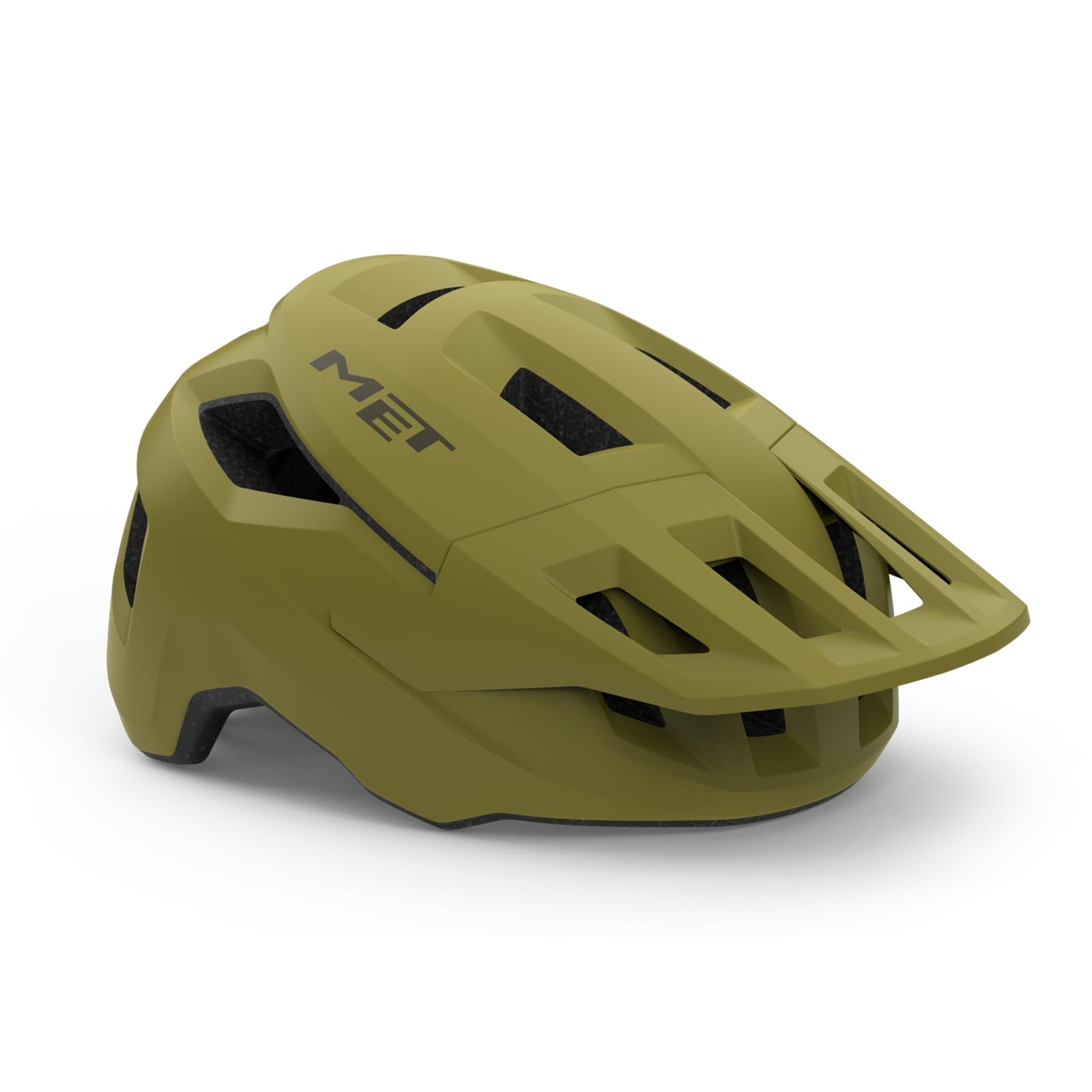 MET Shelter MTB Cycling Helmet, Olive Matt, Size 58-61cm