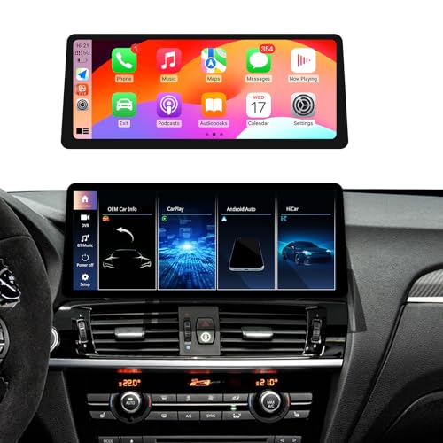 Radio CarPlay Android Auto 12.3'' para BMW X3 F25 X4 F26 miniatura 1