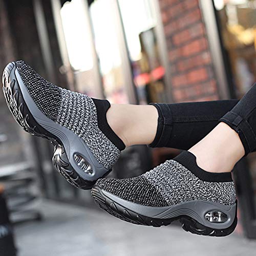 Slow Man 1839 Women'S Walking Shoes Sock Sneakers thumb #2