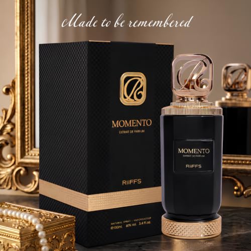 Image of RiiFFS Momento Perfume For Men & Women | Long-Lasting Eau De Parfum | Bold Citrus & Spicy Stylish Fragrance For Unisex, 100ml