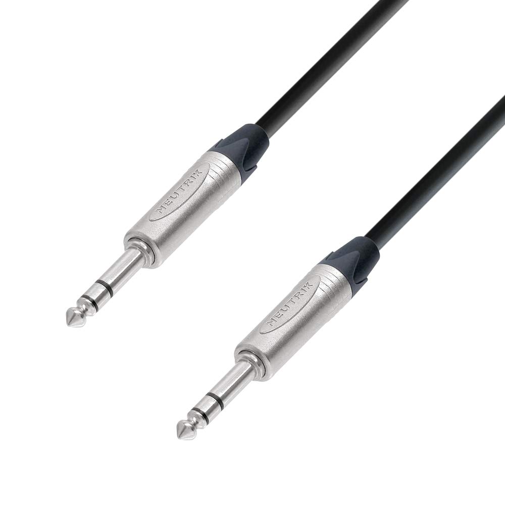 Adam Hall cables 5 STAR BVV 1000 - Balanced Cable Neutrik® Jack TRS | 10 m