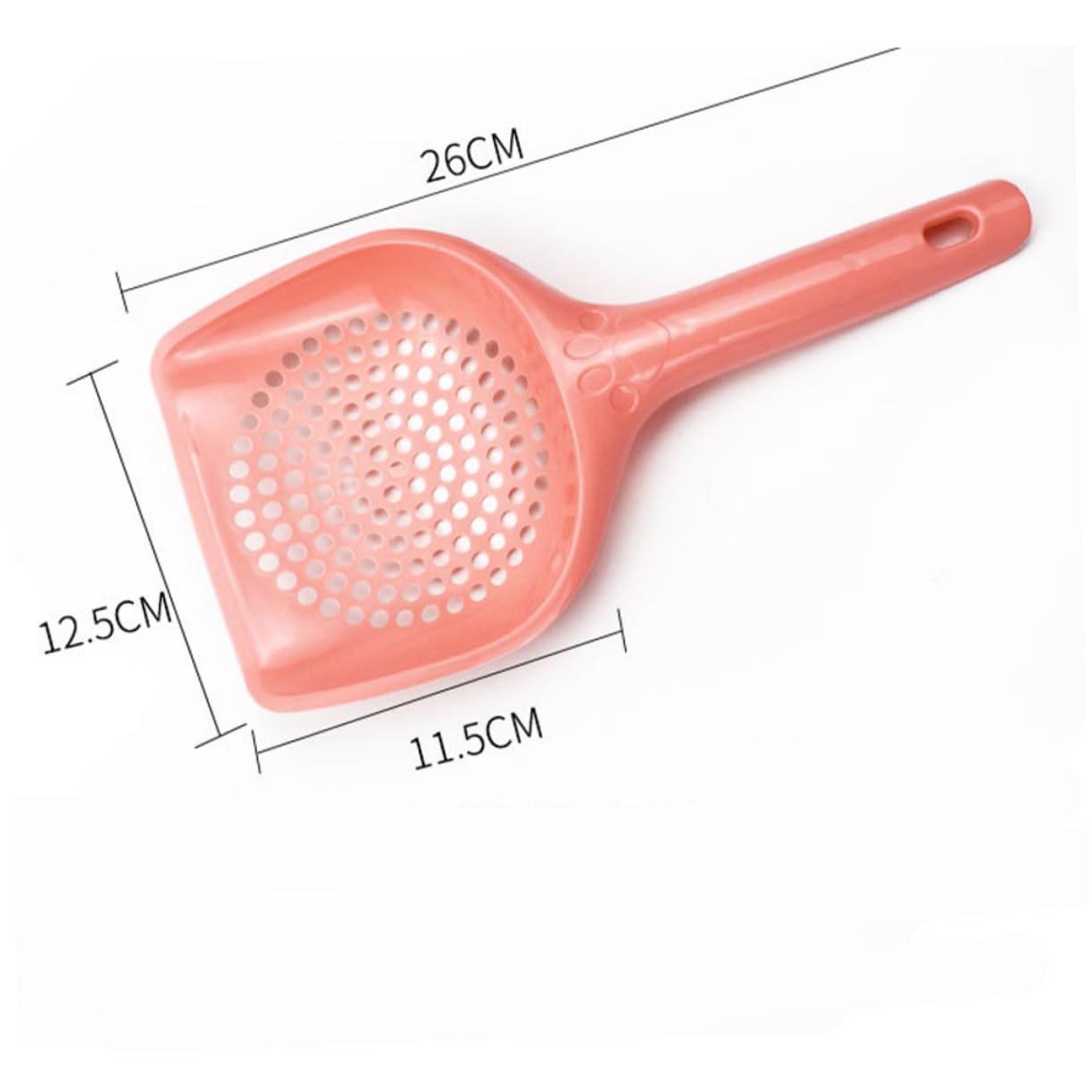 Paletta per lettiera, 4 Pezzi di Strumento for lettiera for Gatti con Manico Lungo, for la Pulizia dei rifiuti degli Animali Domestici, in plastica Dura, Colori Casuali