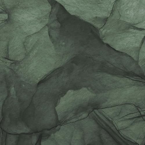 Komar Vlies Fototapete Green Dust - Nebel, Grün, Wohnzimmer, Schlafzimmer, Dekoration, Tapete, Größe: 300 x 280 cm (Breite x Höhe) - 6 Bahnen - Bahnbreite 50 cm