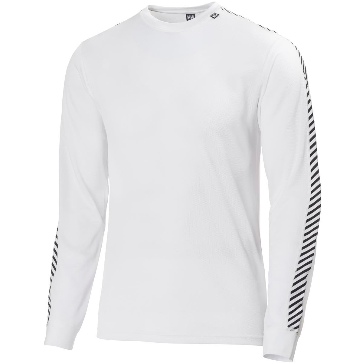 Helly HansenMen's Lifa Stripe Crew Base Layer – Lightweight Thermal Top with Natural Stretch