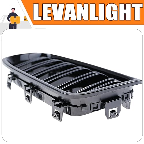 LEVANLIGHT Front Grill Replacement | F30 Glossy Black Kidney Grille for BMW 3 Series 2012-2018 | F30 F31 F35 318d 320d 330d 320i 328i 335i xDrive - Image 8