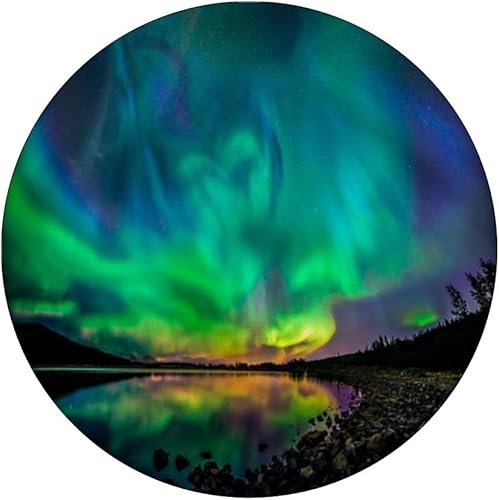 Miniatura 3 de Northern Lights Aurora Borealis - Soporte para teléfonos y tabletas, Negro