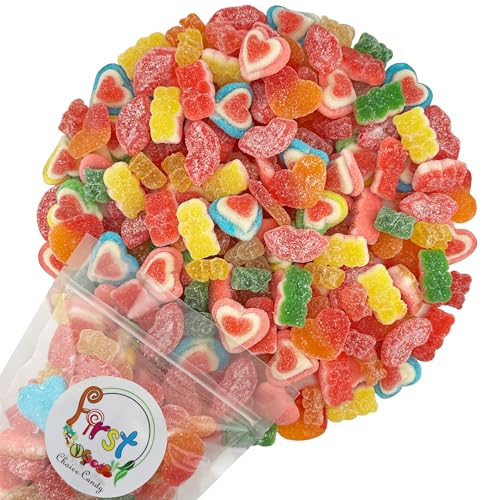 FirstChoiceCandy Sour Valentine mix gummy 5 Pound miniatura 1